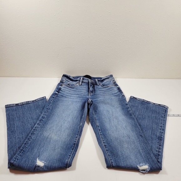 Buckle Denim - Buckle Black Fit No. 53 Straight Jean Women 24x34 Blue excellent Distressed